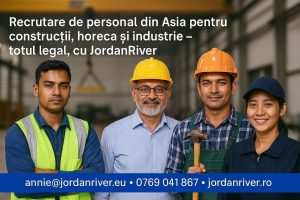 Angajezi în București? Jordan River aduce muncitori asiatici în 30 de zile